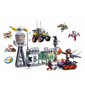 Конструктор Sluban B0912 Atomic Storm-Outpost, 501 деталь