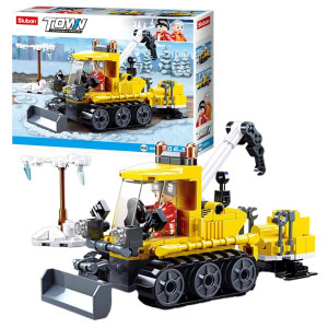 Конструктор SLUBAN B0952 Снегоуборочная машина, 145 деталей