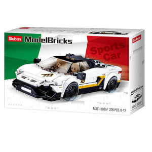 Конструктор SLUBAN B0957 Model Racing Car Italy, 276 деталей
