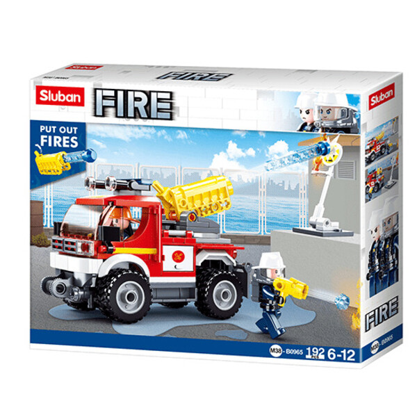 Конструктор SLUBAN B0965 Fire - Engine, 192 детали