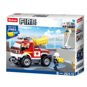 Конструктор SLUBAN B0965 Fire - Engine, 192 детали