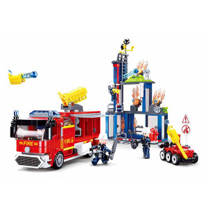 Конструктор Sluban B0967 Fire-Fighting Training Center, 585 деталей