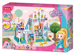 Конструктор лего SLUBAN B0973 Girls Dream - Квартира, 601 деталь