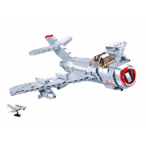 Конструктор Sluban B0983 Model Bricks-Mig-15 Fighter, 583 детали