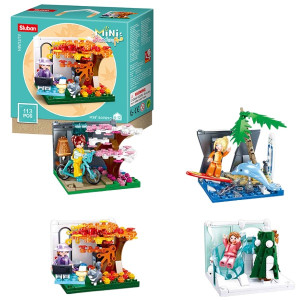 Конструктор Sluban B0989 Mini Handcraft-Four Seasons, 113-119 деталей