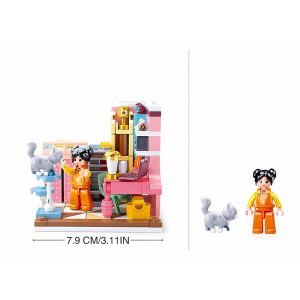 Конструктор Sluban B1016D Mini Handcraft-Спальня, 210 деталей