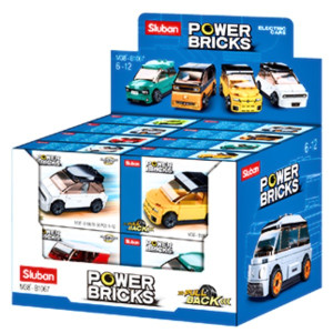 Конструктор Sluban B1067 Power Bricks-Electric Vehicle, от 53 деталей