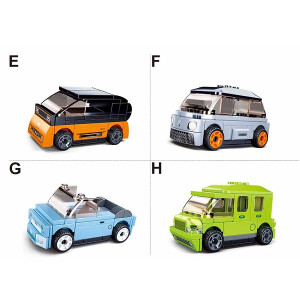 Конструктор Sluban B1067 Power Bricks-Electric Vehicle, от 53 деталей