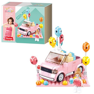 Конструктор Sluban B1086 Girls Dream-Автомобиль с открытым верхом, 245 деталей