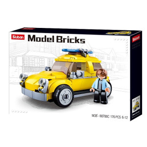 Конструктор Sluban B0706 Model Bricks - Beetle Car, 176 деталей
