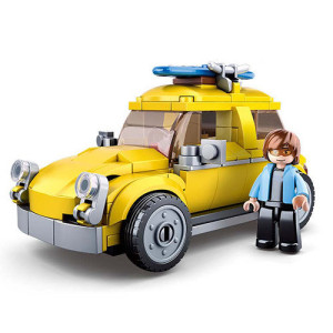 Конструктор Sluban B0706 Model Bricks - Beetle Car, 176 деталей