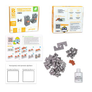 Конструктор из мини-кирпичиков Strateg Blocky, с 5 лет