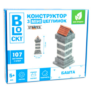Конструктор из мини-кирпичиков Strateg Blocky, с 5 лет