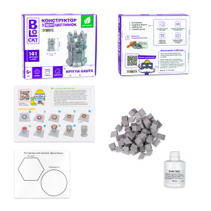 Конструктор из мини-кирпичиков Strateg Blocky, с 5 лет