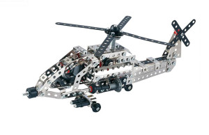 Конструктор металлический Assembly Alloy Toys Вертолет, 311 деталей