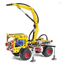 Конструктор металлический Assembly Alloy Toys Насосная машина, 398 деталей