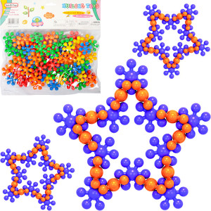 Конструктор Puzzle blocks HL6004 Снежинка, от 3-х лет