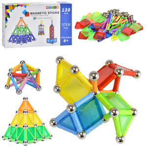 Конструктор магнитный WITKA 16805, 138 деталей