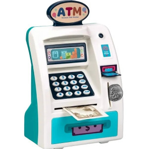 Копилка-банкомат детский Beby ATM, принимает/выдает, 23х11х27см