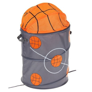 Корзина для игрушек Мячи, тканевая, 36х36х59 см