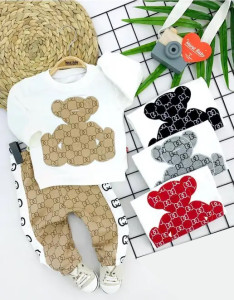 Костюм демисезонный MuratBaby Мишка, унисекс, двунить, 6-24 м