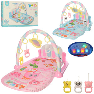 Коврик развивающий для младенца 211, музыкальный, со светом, 73х47см