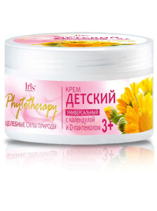 Крем детский Iris Phytotherapy, универсальный, календула и Д-пантенол, 180мл