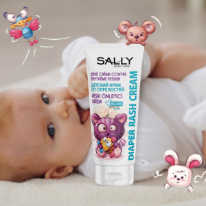 Крем детский Sally, от опрелостей, 0m+, 75 мл