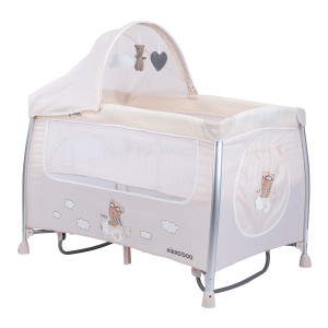 Кровать-манеж Kikkaboo Dreamy Bear, с пеленатором и органайзером