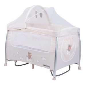 Кровать-манеж Kikkaboo Dreamy Bear, с пеленатором и органайзером