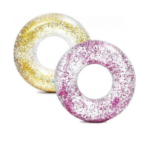 Круг для купания надувной Intex Glitter 56274, диаметр 122см, с 9 лет