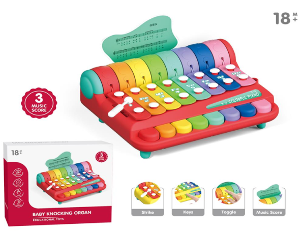 Развивающая игрушка Sobebear, Ксилофон + пианино