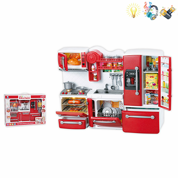 Кухня для кукол Mini Kitchen, со светом и музыкой, 45,5х34х10см