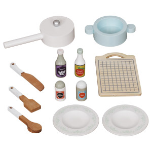 Кухня детская Плита с аксессуарами, дерево