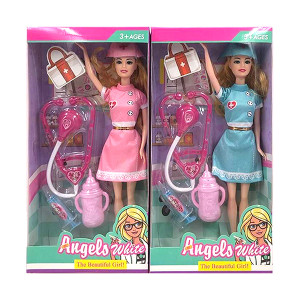 Кукла Angels White Доктор 44592, с аксессуарами
