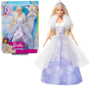 Кукла Barbie Dreamtopia Снежная принцесса, лицензионная версия, 30см