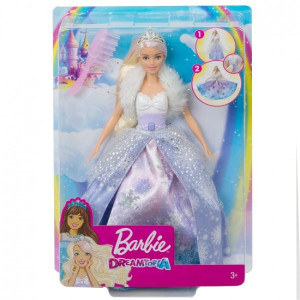 Кукла Barbie Dreamtopia Снежная принцесса, лицензионная версия, 30см