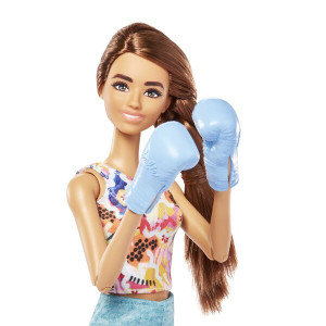 Кукла Barbie День для тренировки, шарнирная, лицензионная версия, 30см