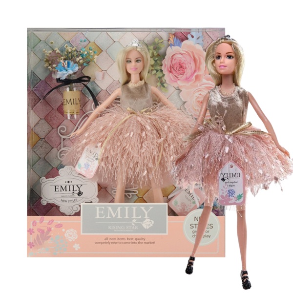 Кукла Essa Toys Emily, с аксессуарами, шарнирная