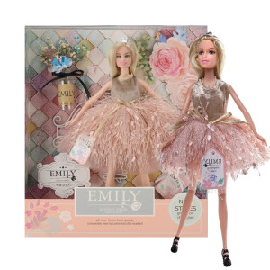 Кукла Essa Toys Emily, с аксессуарами, шарнирная