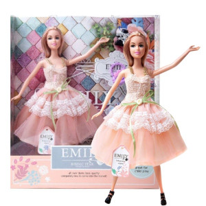 Кукла Essa Toys Emily, с аксессуарами, шарнирная