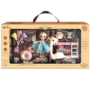 Кукла Essa Toys Стильная спальня, с аксессуарами