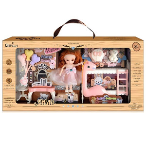 Кукла Essa Toys Стильная спальня, с аксессуарами
