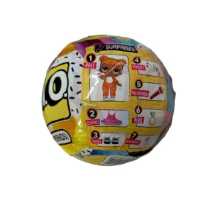 Кукла LOL LK1202 omg winter chill, шар, 7,2см