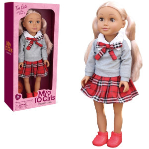 Кукла 2230 Too cute Школьная форма, 45см