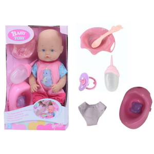Пупс Baby Toby, писающий, с аксессуарами