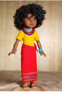 Кукла Ния из Эфиопии, серии Heart 4 hearts - от сердца к сердцу, 36см