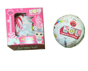 Кукла LOL MM-65 Снежный единорог, в шаре