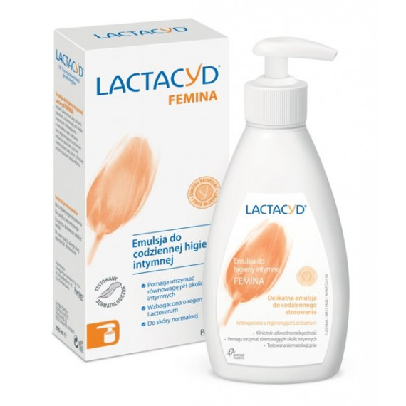 Средство для интимной гигиены Lactacyd Femina, с дозатором, 200мл