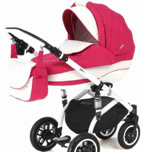 Коляска Adamex Lara Кожа 2 в 1